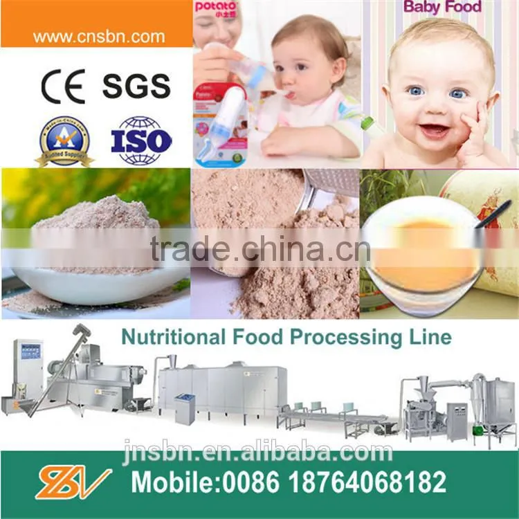 Automatic stainless steel baby food milk processing full line