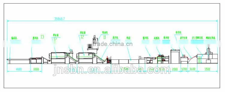 automatic high technology rice chips cakes processing line
