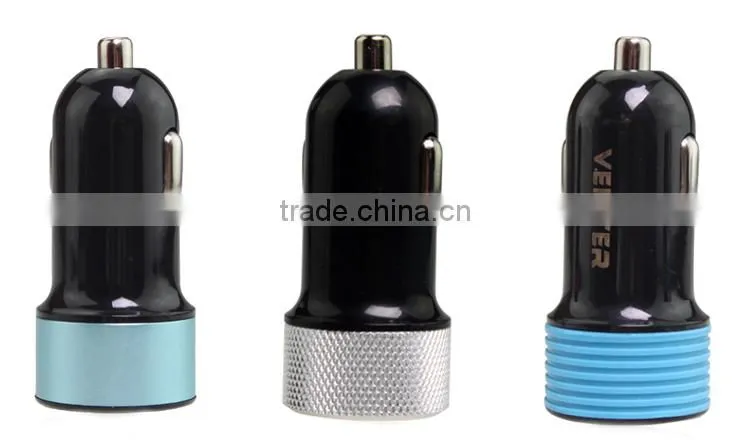 2 port universal car charger usb for iphone