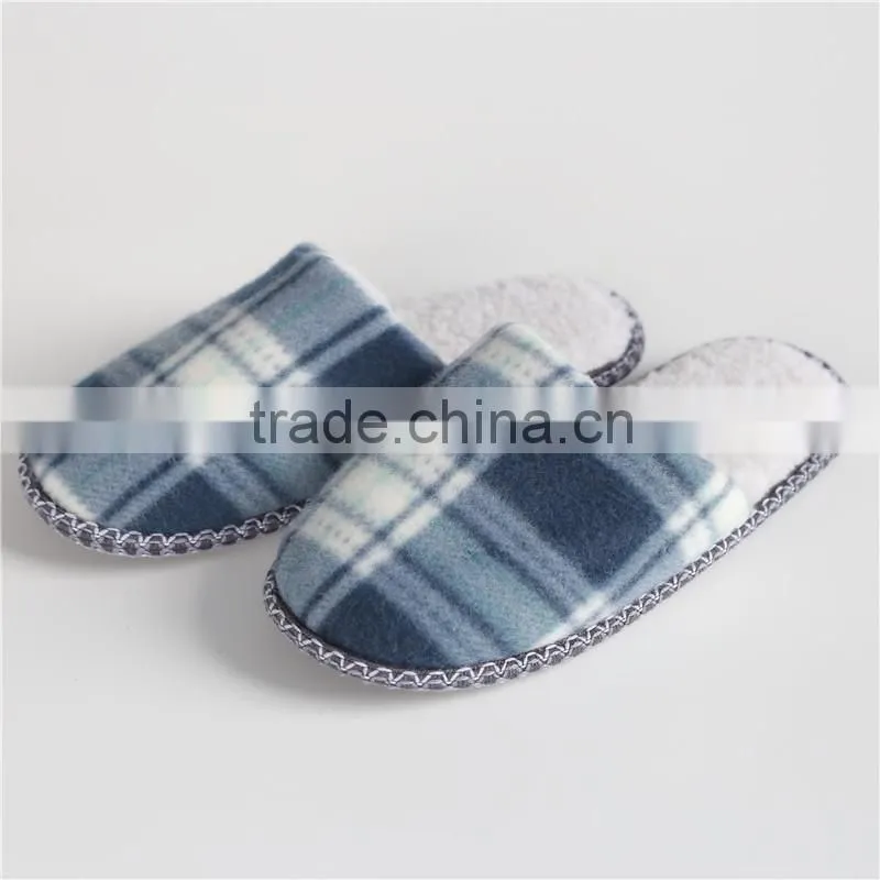 Woman and man single-faced brushed indoor slipper