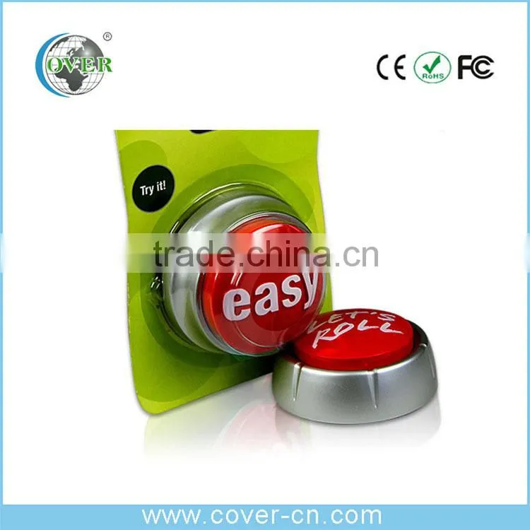 Factory Price& Programmable LED Light Sound Button/ USB Easy Push Button For Gifts