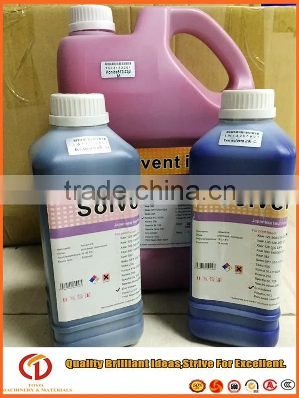 vivid color DX5 printer eco solvent ink for printer ink with DX5 head