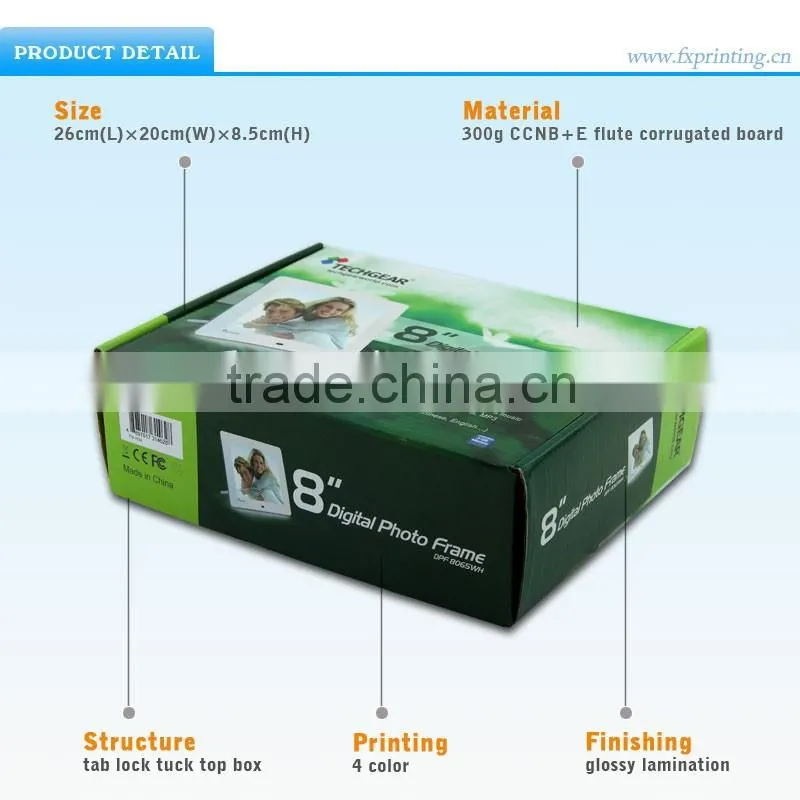 Customized sizes corrugated carton packaging paper box packaging