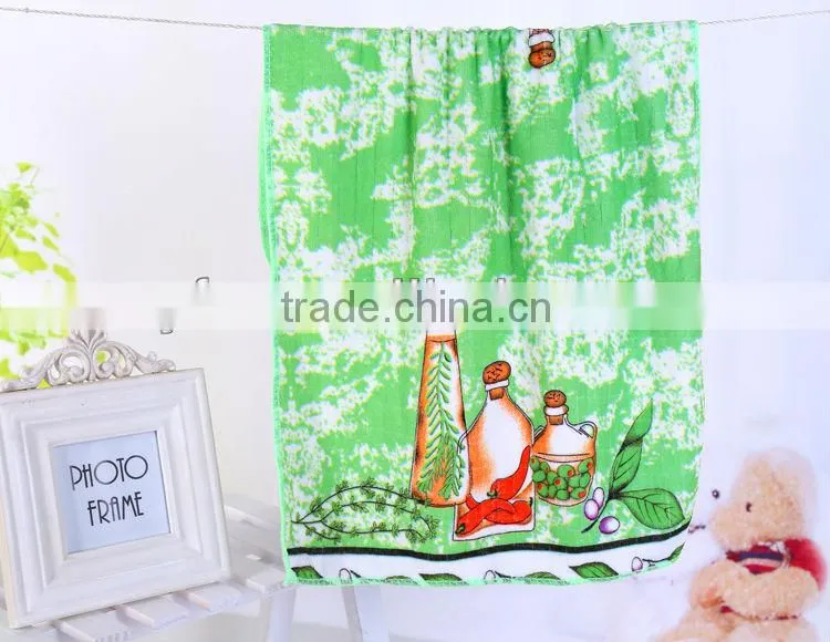 Wholesale Cheap Custom Cotton Printed Kitchen Towel