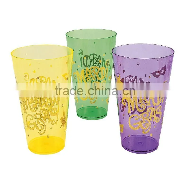 High Quality Promotional Souvenirs Plastic Gold Award Medals with Custom Purple Awareness Ribbon Design Sticker Label