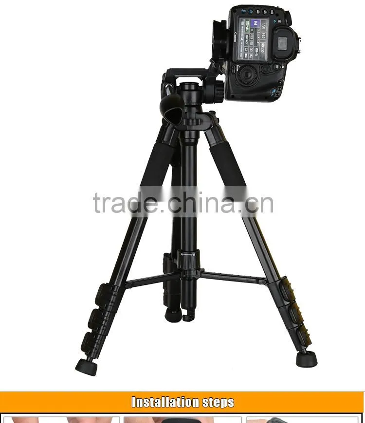 Q111 Aluminum Panhead Camera Tripod for Digital Camera VCT video camera tripod from Beike factory