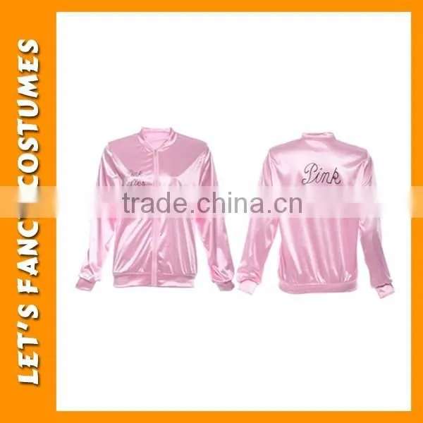 PGWC2573 Pink lady retro 50s 60s jacket women fancy dress grease costume hen party