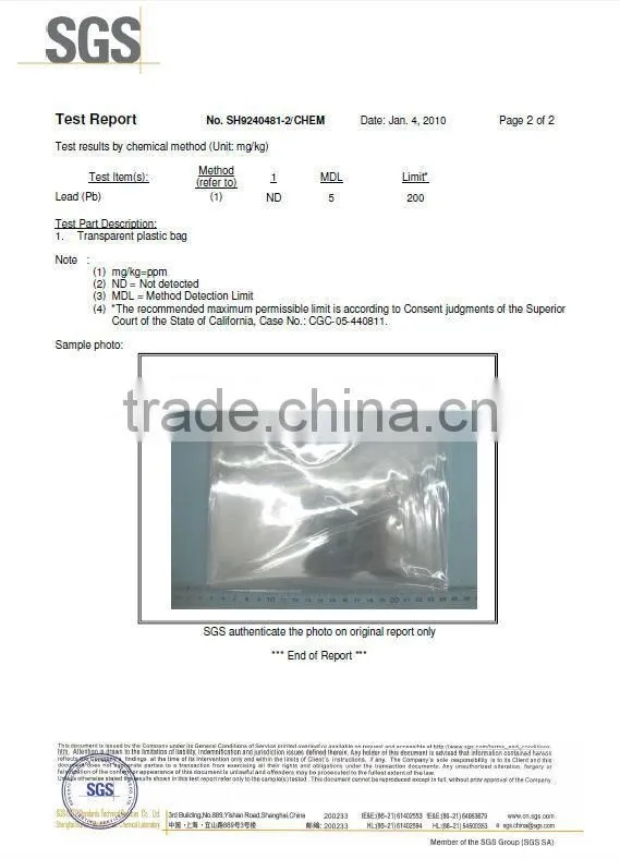 plastic express courier bag / mailing bag