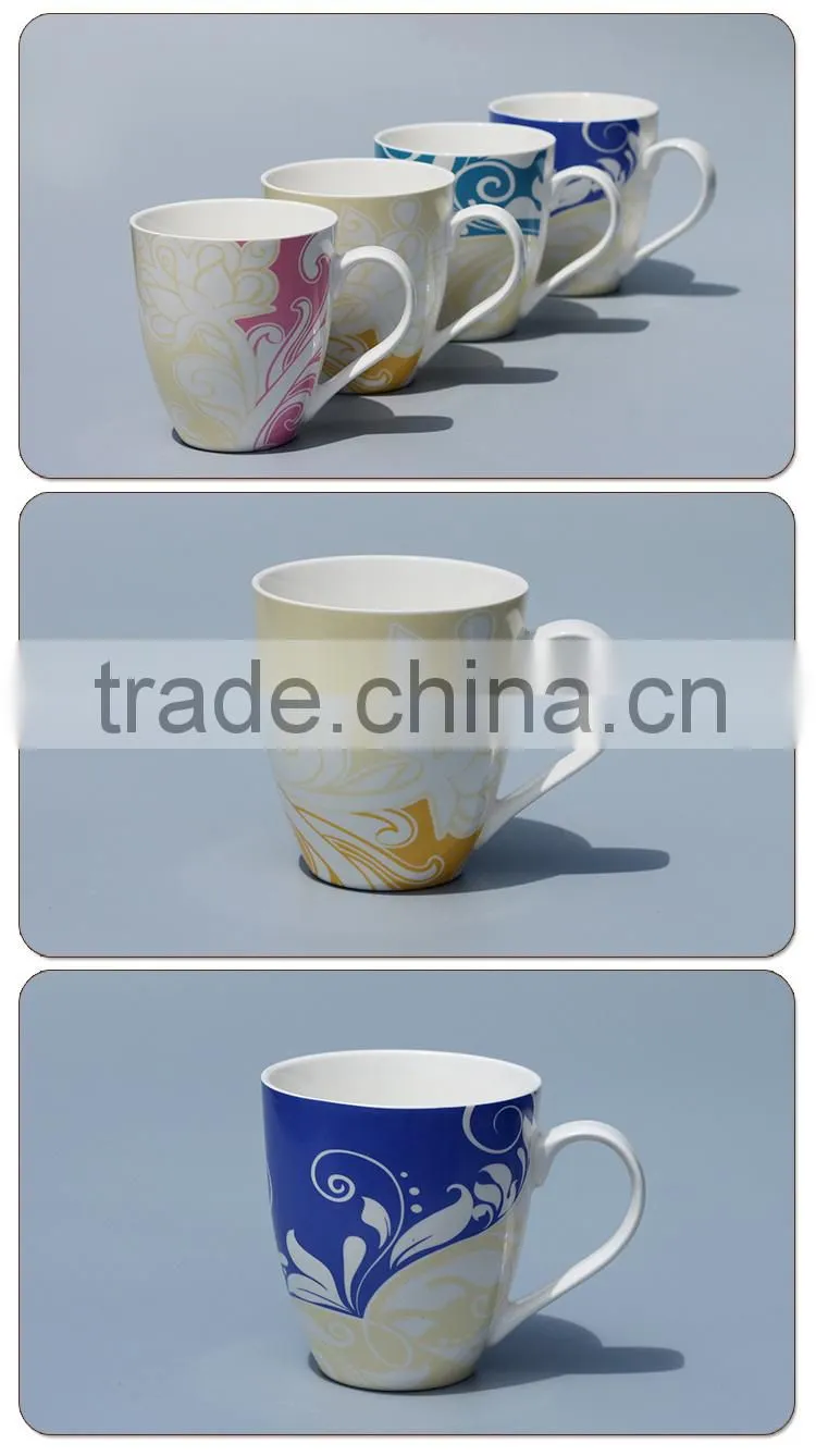 Unique Shape travel mug with lid