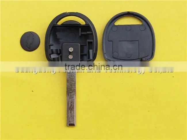 New replacement uncut ignition car transponder key cover for Chevrolet Chevy