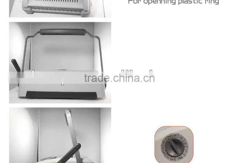 Auto comb&wire binding machine
