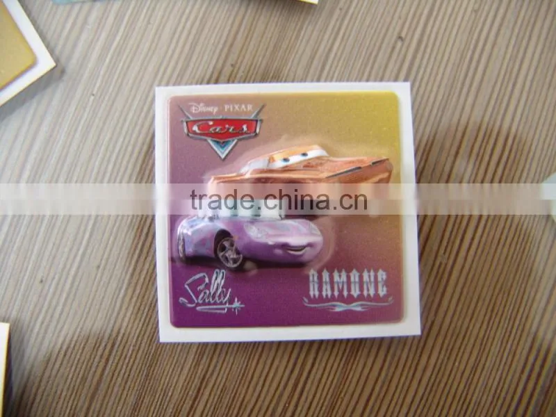Hot sale kids 3D pvc Bump Cartoon sticker