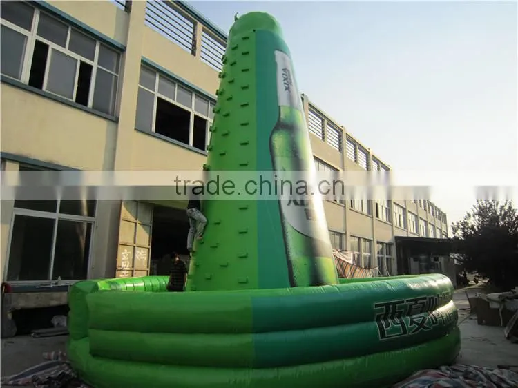 commercial grade inflatable rock climbing wall with high quality
