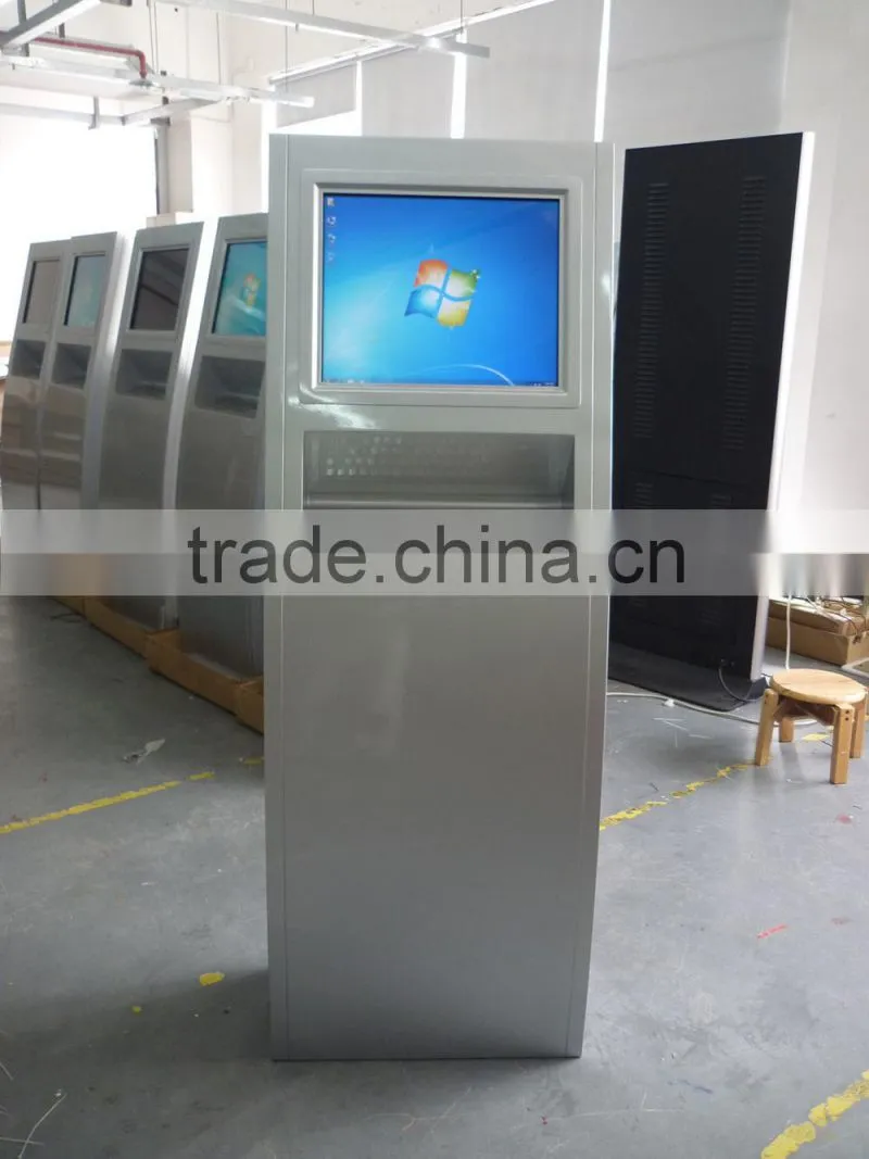 Freestanding Self Service Touch Screen Payment information