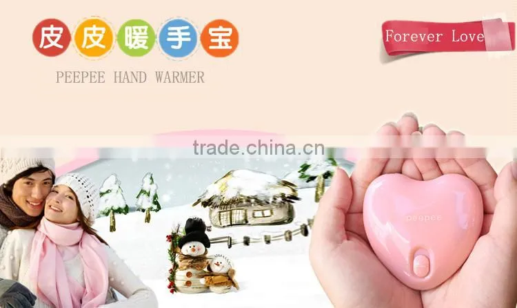 Heart Shape Hand Warmer Battery Powered Heater Mini Microwave Oven