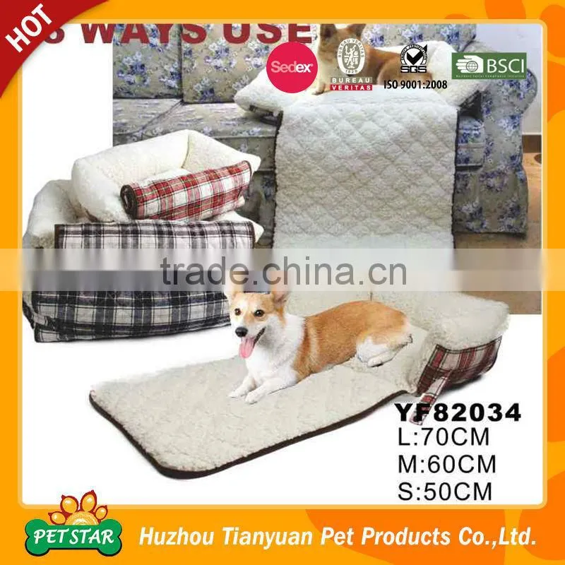 2016 New Design Dog Pet Products Fancy Foldable Extra Large Dog Beds