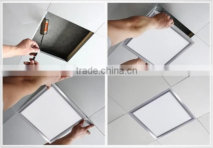 Long life span square panel led ceiling mount light
