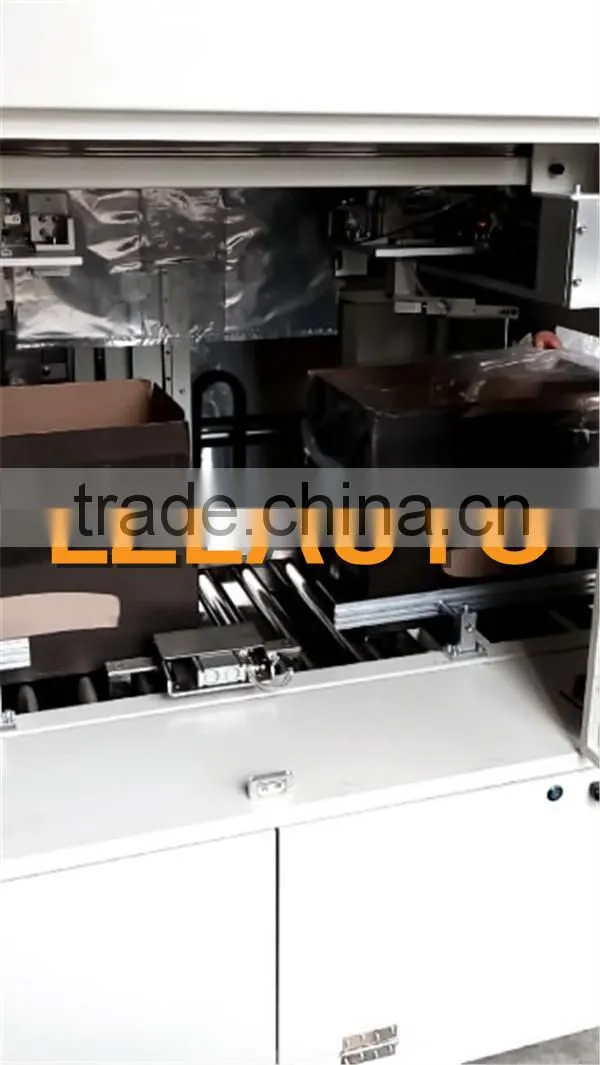 Full automatic plastic bag insert machine