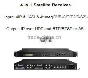 chinese 16asi/4asi input and DVB-S2 mux-scrambling 4 in 1 QAM Modulator