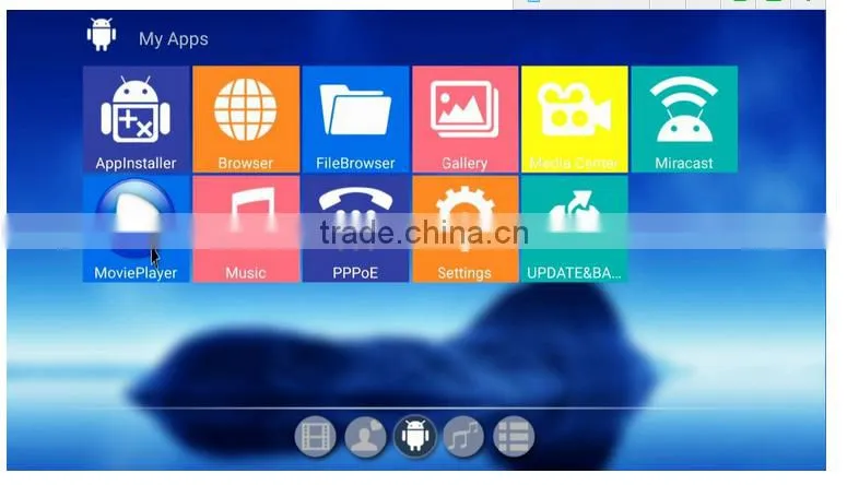 Android 5.0 OS streaming tv box with UHD 4K 60fps, 1G+8G 2.4G Wifi ,pre-installed of Kodi and many add-ons porn videos