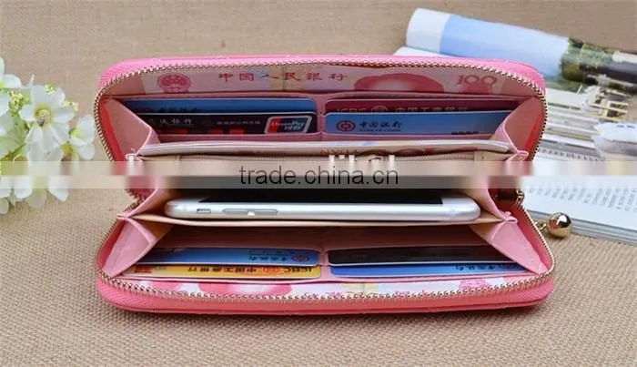New Arrive Women Long Wallet Lozenge ladies Credit Holders Coin Purse