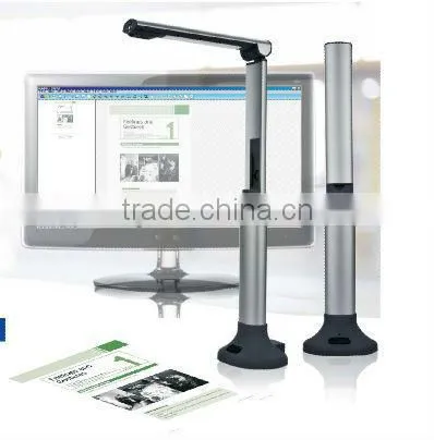 Portable document scanner featured with 2 mega pixels CMOS camera