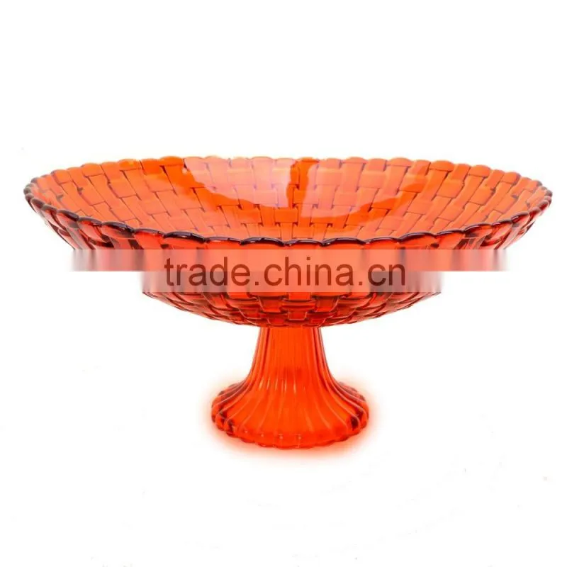 High Quality Decorative Glass Plate Serving Platters Cup Cake Stands Western wedding