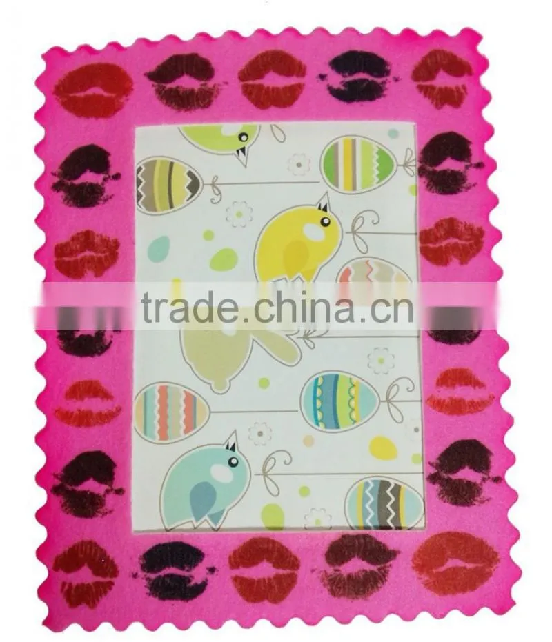 Valentine's day lips printed creative funny gift photo frames for girls