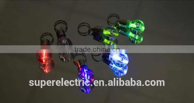 Made in china high quality hot custom made car shape led plastic key chain