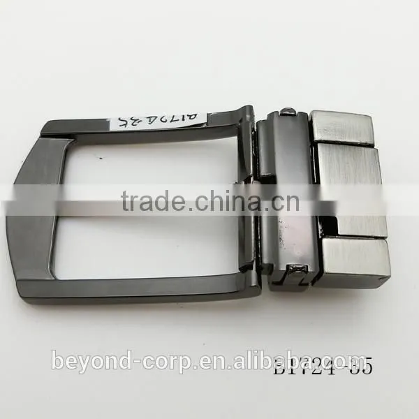 Formal reversible pin buckle for 35mm men's real leather belt