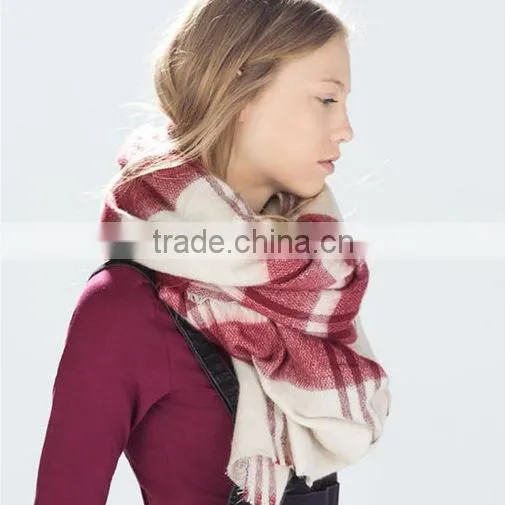 brand name fashion stripe 2015 wool scarf