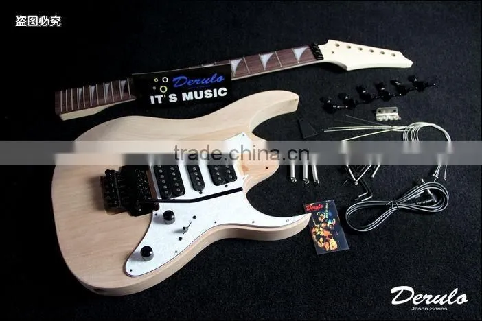 Customized diy made Left Hand Electric Guitar Kit