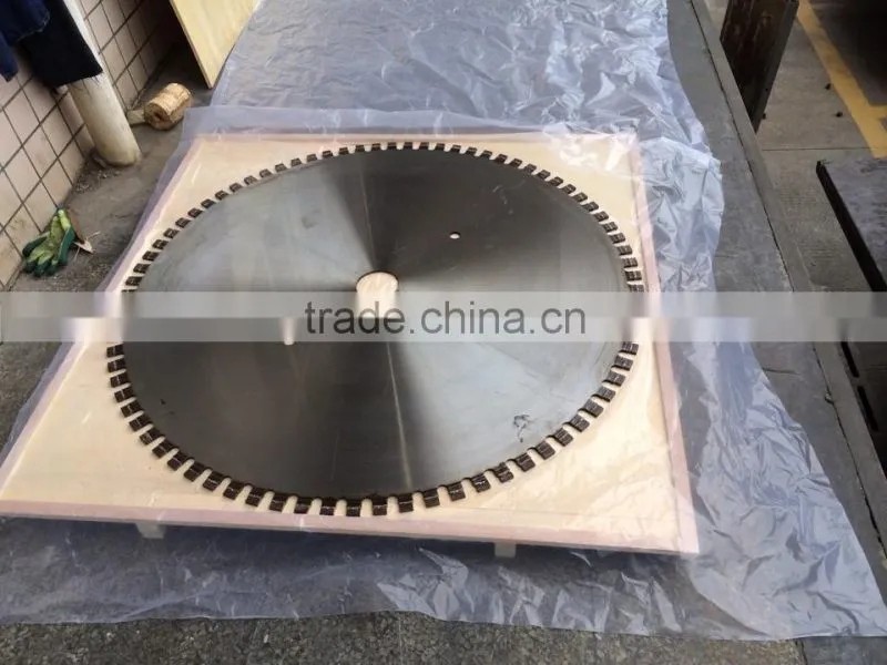Marble quarry saw blade