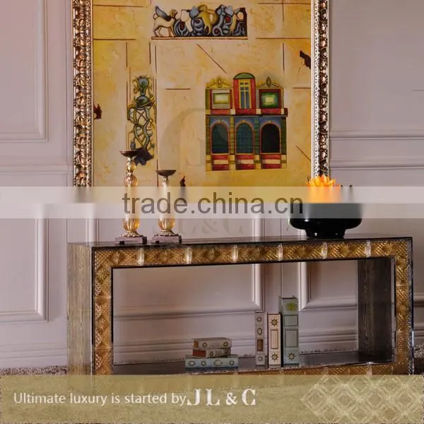 2014 best selling crystal tea table, solid wood coffee table, JT14-817 from china supplier-JL&C Furniture