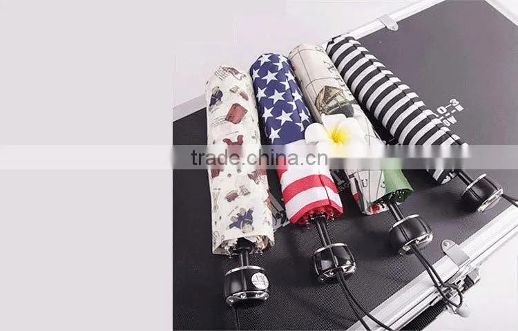 PRECIOUS 3 FOLD HAND OPEN UMBRELLA