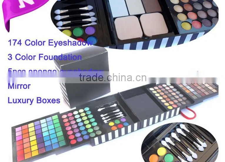 Hot New Porduct Wholesale 177 Colors Makeup Eyeshadow Palette
