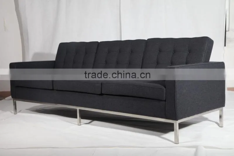 Alibaba modern designer furniture factory Florence knoll sofa set for living room