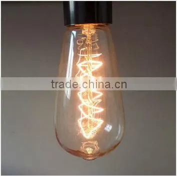 Antique light vintage decor lighting ST64 edison bulb used for table lighting decoration