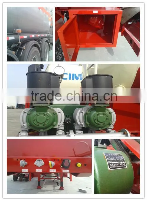 CIMC China Bulker Cement Carrier Transportation Truck Trailer