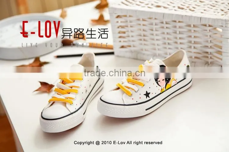 Hot sales high quality new canvas shoes pattern
