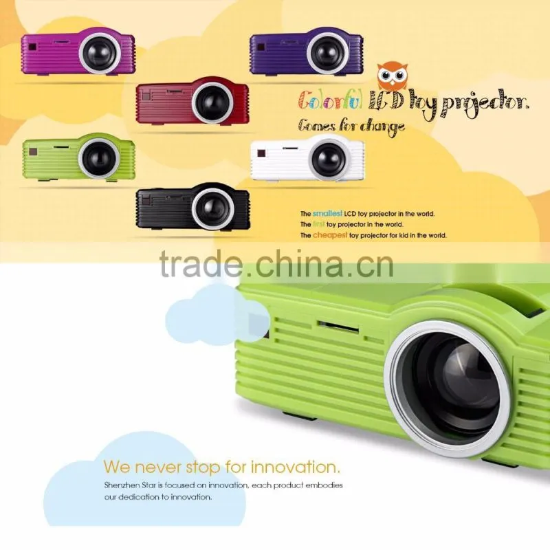 SD20 LCD Portable Mini Projector Led Projector for kid toy projector present toys
