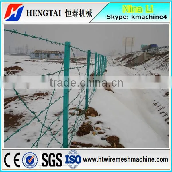 China Manufacturer! Single Twisting Barbed Wire Making Machine engineers overseas aftersales services