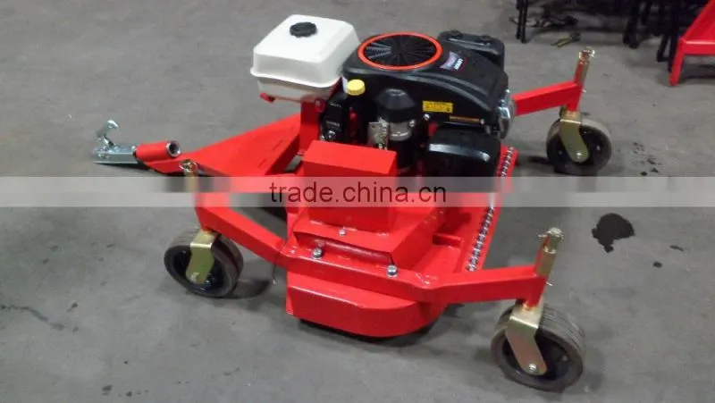sansen CE ATV Finish mower with loncin electric engine grass cutter, atv mower rotary for sale