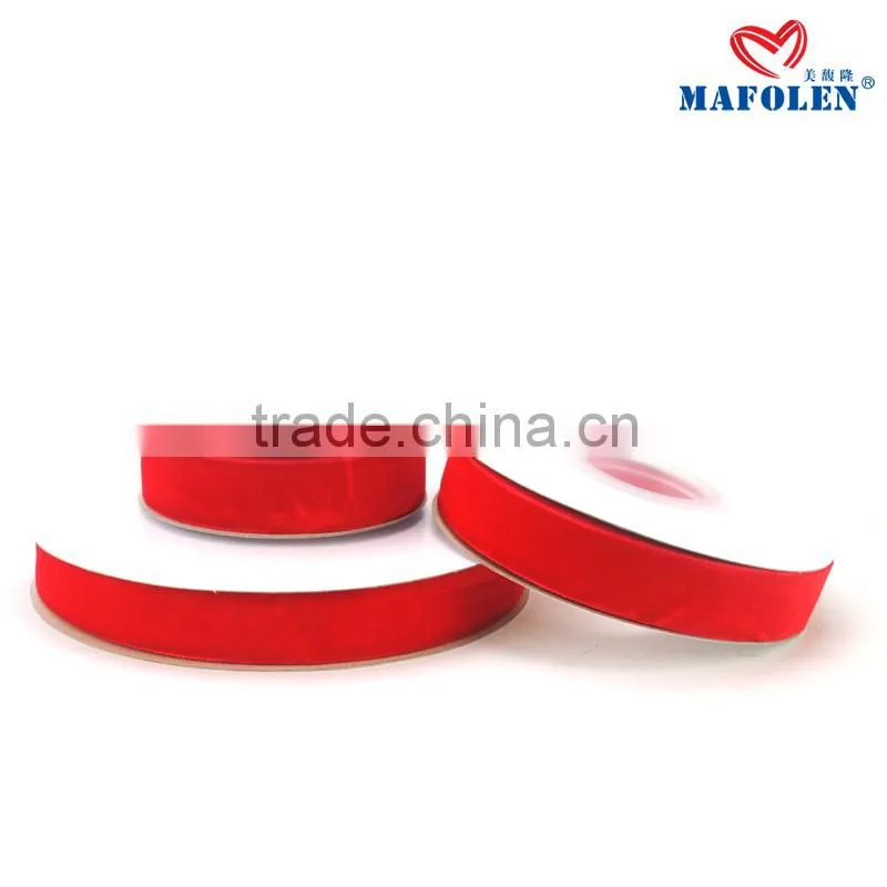 Top sales nice quality 1 inch velvet ribbon