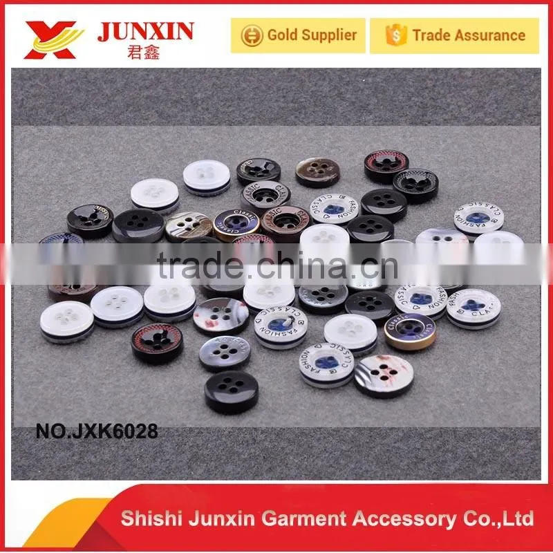 China manufacturer OEM custom plastic 4-hole button