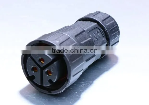 3 poles industrial electrical waterproof connector plug and socket