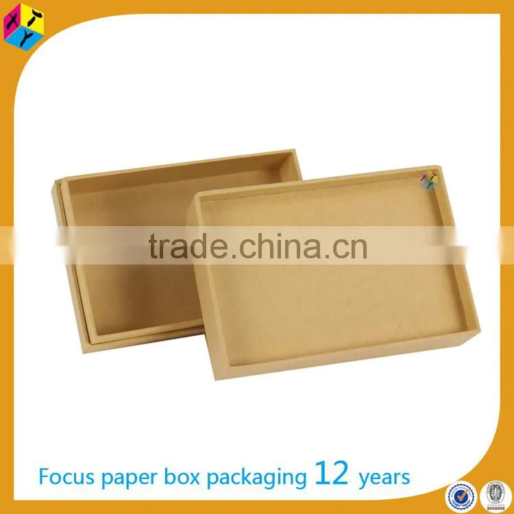 recycled brown kraft paper storage cardboard boxes
