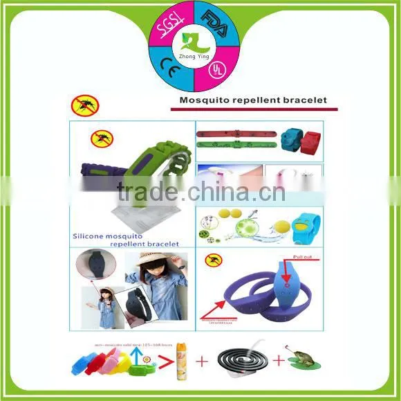 silicone mosquito repellent bwristband promotion gift
