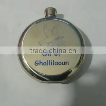 High quality 5oz round hip flask with mirror polishing