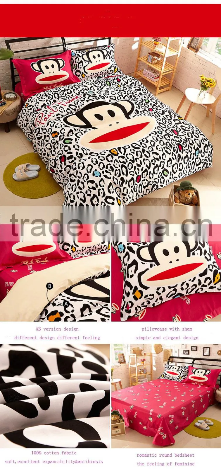 100% cotton quilt 3pcs/4pcs children Bed Set